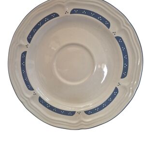 Vintage Homestyle Country Geese Goose Stoneware  Saucer.  6.5 Inch Brand New